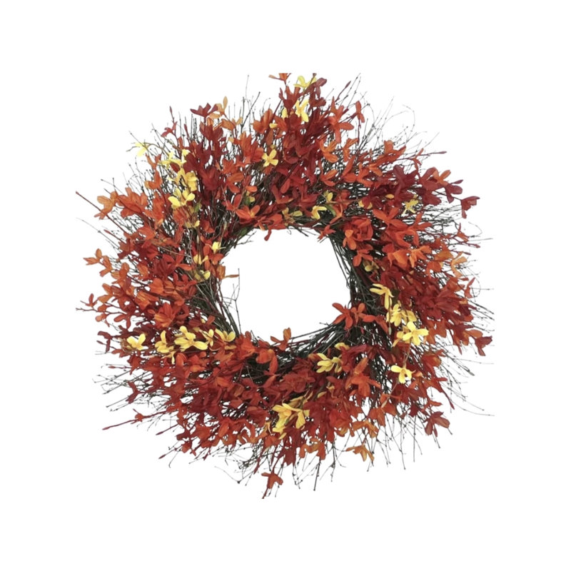 Handcrafted Dried Mixed Assortment Wreath, 22" H x 22" W x 5" D