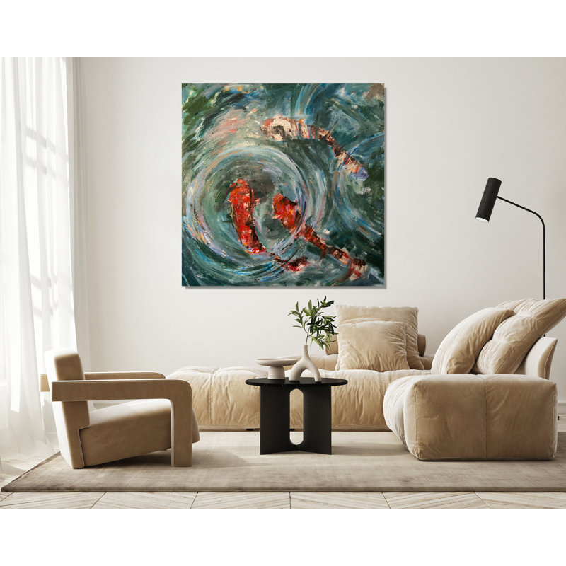 «Good Fortune I», reproduction d'art sur toile, Toile tendue, H 40 po x l 40 po x P 1,5 po