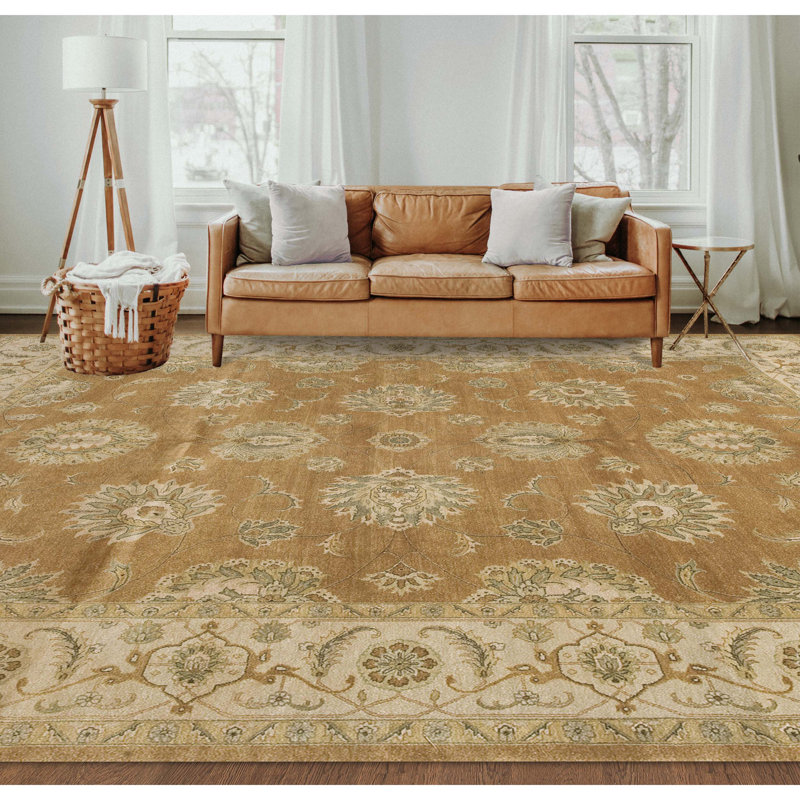 Wool Oriental Area Rug, Rectangle 6' x 9'