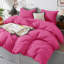 3-Piece Dyed Duvet Cover Set With Pillowcases-115637874-115637882