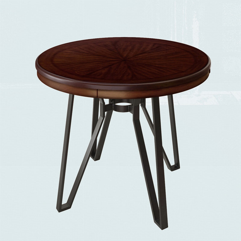Table de salle à manger Nermira, Brun, H 30 po x L 46,85 po x l 46,85 po