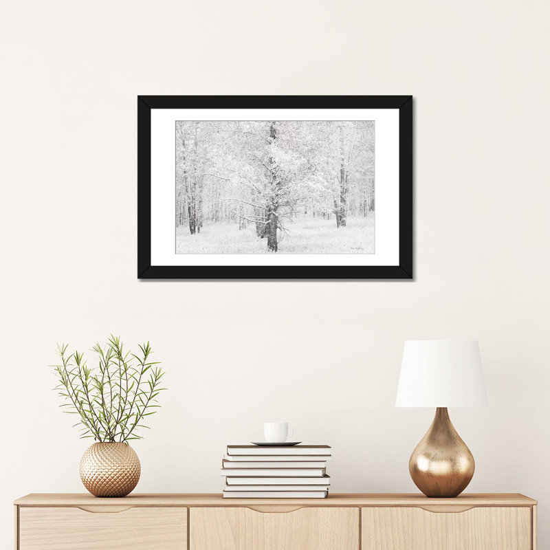 « snow recouvert cottonwood trees » par alan majchrowicz, impression sur toile, H 16 po x l 24 po x P 1 po, Blanc