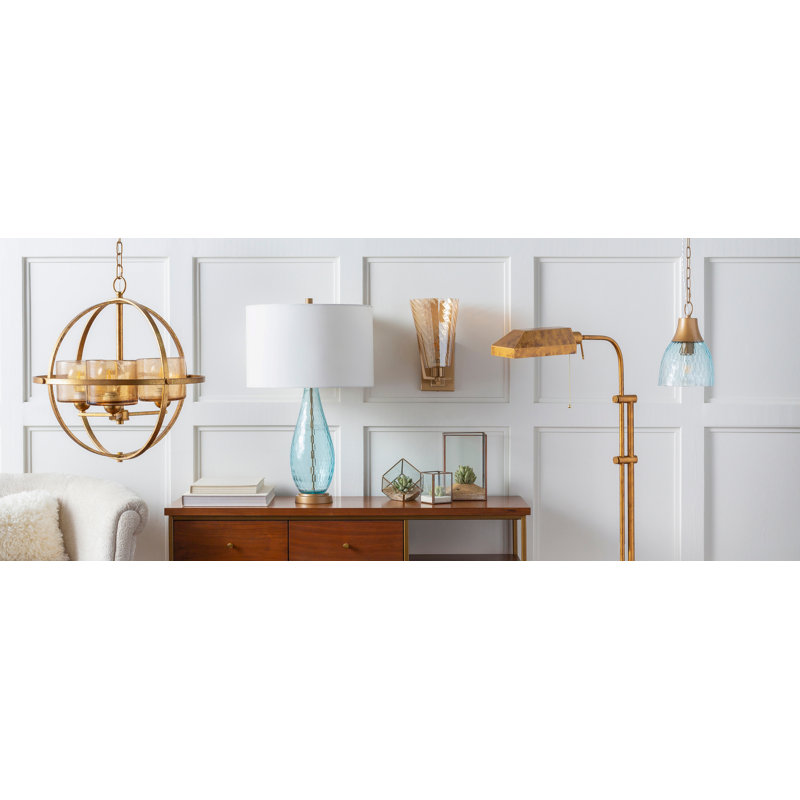 1 - Light Gold Armed Sconce