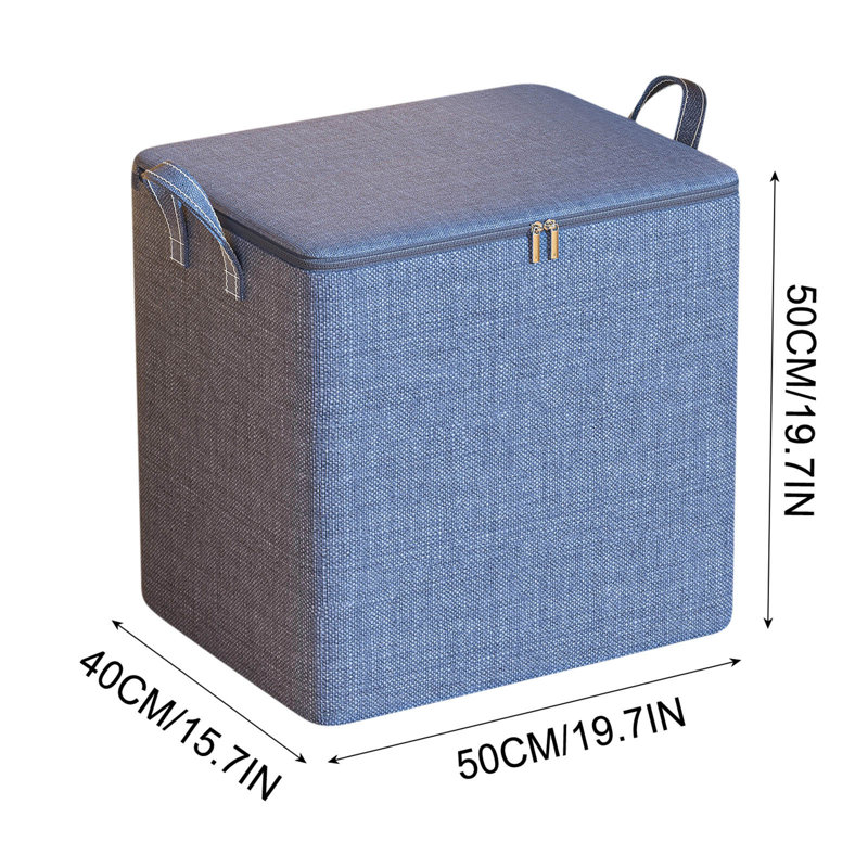 1PC Clothing And Quilt Storage Bag, Large Capacity Luggage Packaging Bag, Household Wardrobe Organizer Pouch, BUL