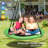 40inch Metal/Fabric Web/Saucer Swing with Chains and Hooks-54530390