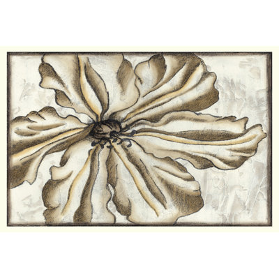 Fresco Flowerhead VI by Nancy Slocum - Wrapped Canvas Painting