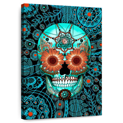 Kerner Sugar Skull Caribbean Blue
