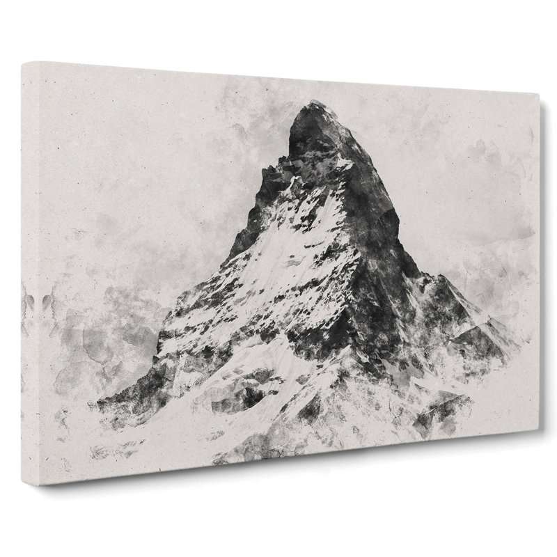 Matterhorn Mountain Vol.1 - Wrapped Canvas, 50cm H x 76cm W x 3cm D