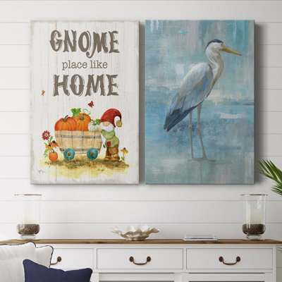 Gnome Place-Premium Gallery Wrapped Canvas -Ready to Hang