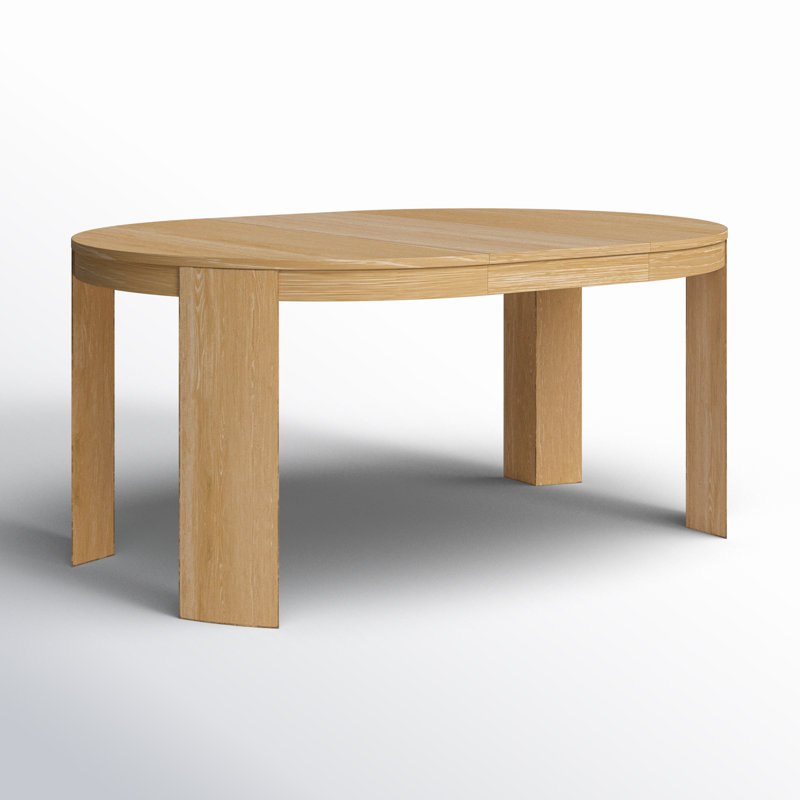 Payton 48" Round Extendable Dining Table, Natural