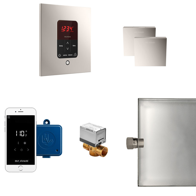 Ensemble de générateur de vapeur Butler Max, Nickel poli