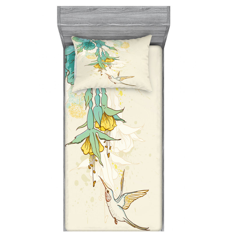 Microfiber Sheet Set, Twin XL Sheet Set with Fitted Sheet
