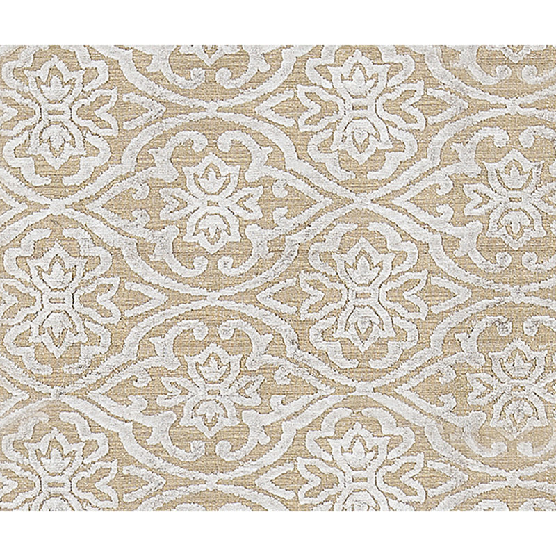 Jakat Ikat Area Rug in Brown, Rectangle 8' x 10'
