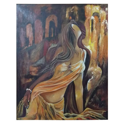 Moment Of Eternity | Acrylic On Canvas | By Alka Sengar -  Exotic India, DDJ148