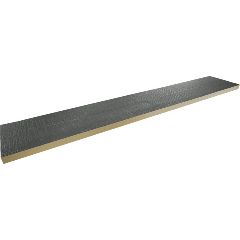 Slate Finish Rough Cedar Faux Wood Beam Plank, 6" x 96"
