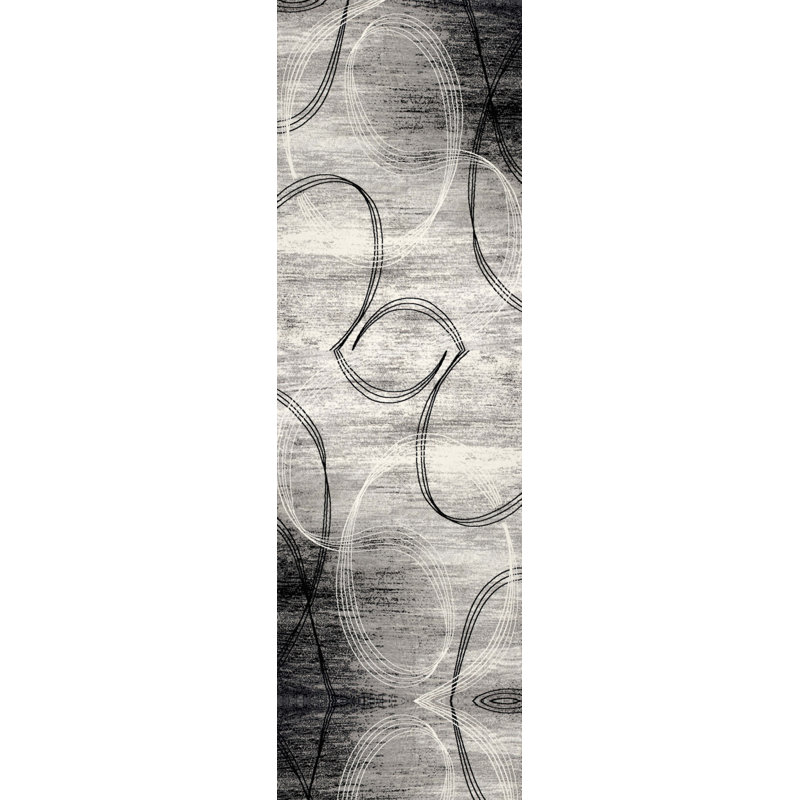 Dillup-Jones Abstract Indoor Rug, Runner 2'3" x 15'