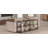 70.9" Extra Long Console Table With Storage Shelves, 3-Tier Industrial Sofa Table Behind Couch, Modern Entryway Table With X-Frame Metal Design, Narrow Hallway Bookshelf For Living Room, Rustic Brown