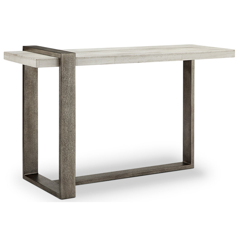 Munoz 48'' Stone Top Console Table
