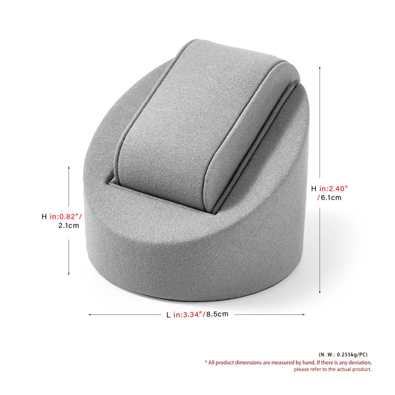 Microfibre, simple montre, présentoir à bijoux