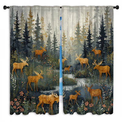Rideaux de fenêtre Moose