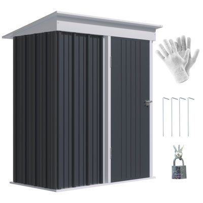 Remise de rangement en métal l 5 pi x P 3 pi