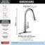 Robinet de cuisine Essa Chrome Touch-15361215