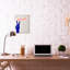 «Peace Hand Sign Pattern Blue Red Design», impression-1956787587-1956787586