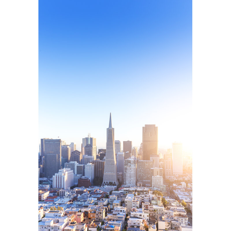 San Francisco at sunrise 1 Piece Wrapped Canvas Wall Art, 76cm H x 51cm W
