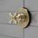 Single-Handle Three-Way Diverter Valve with Trim Kit