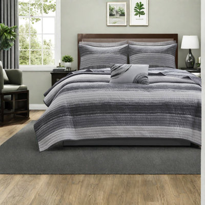 Ensemble de literie pour grand lit 8 pièces de qualité supérieure, microfibre et coton ultra doux, design contemporain pour les chambres confortables