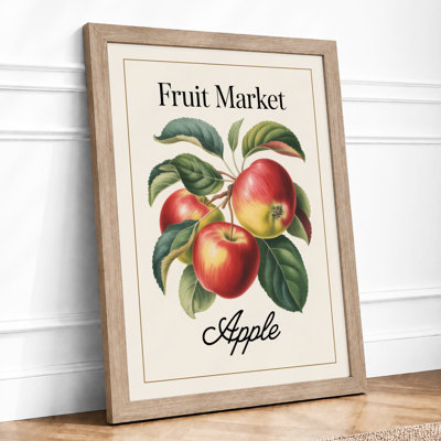 Apple Study Botanical - Framed Print