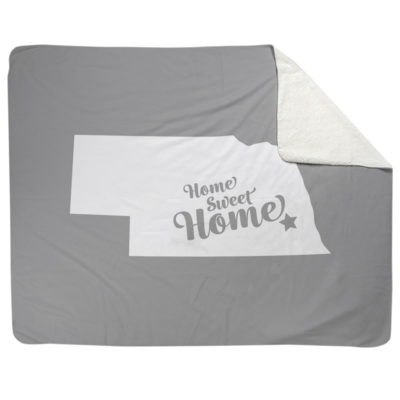 Jeté en polaires pour lincoln home, l 52,5 po x L 62,5 po, Gris