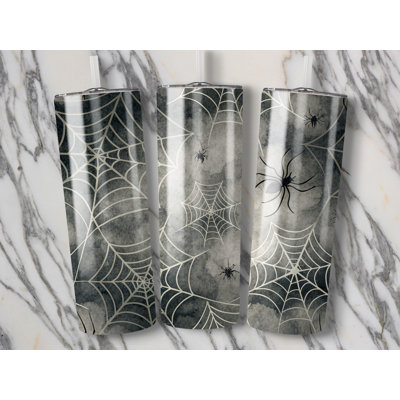 Choose Handmade Tumblers 591ml Vacuum Insulated Stainless Steel (18/8) Travel Tumbler with Straw