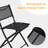 2 - Person Patio Dining Set with Round Table , Cushions Included