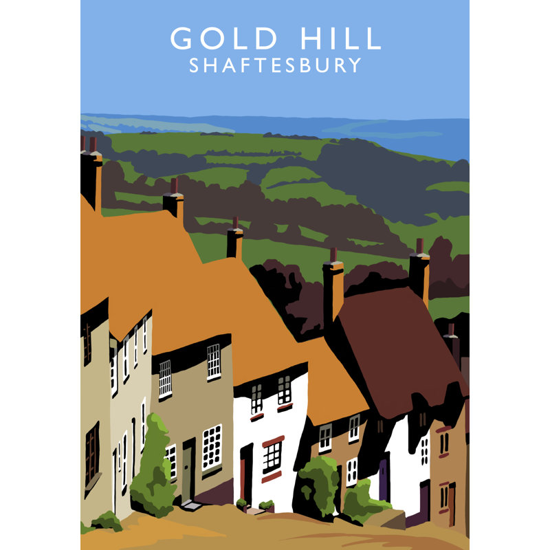 Gold Hill by Richard O'Neil - Print, No Frame, 40 cm H x 30 cm W x 1 cm D