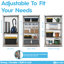 Harbour Housewares - 2pc Steel Garage Shelving Units Set - 5-Tier-114117104-114117107