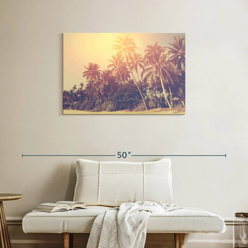 Gillard Hazy Palm Trees Gillard, H 24 po x l 36 po