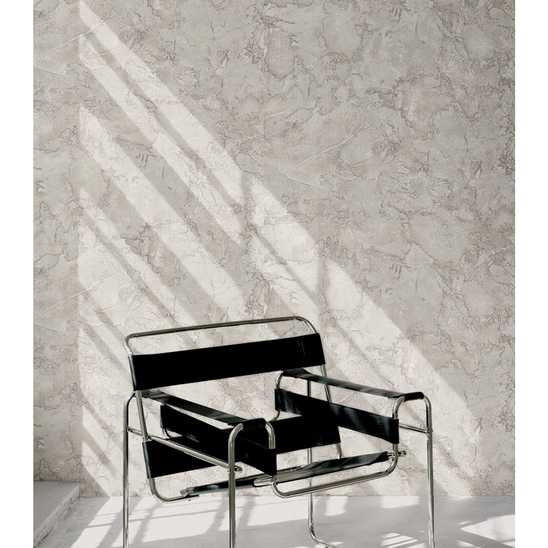 Structura 10.05m x 53cm Matte Wallpaper Roll, Silver Grey