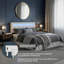 Apricot Velvet Ottoman Bed, RGB LED Headboard With Adjustable Height, European Double (140X200cm) & King (160X200cm) ,-135174720