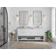 Meuble-lavabo double 72 po avec plateau Catalina