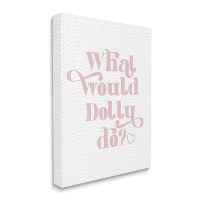 Conception d'art sur toile What What Dolly Do par Lil 'Rue