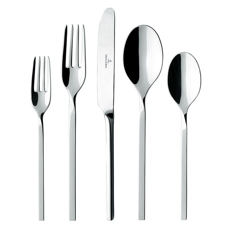 Firenze 45-Piece 18/10 Stainless Steel Flatware (Set Service for 8)