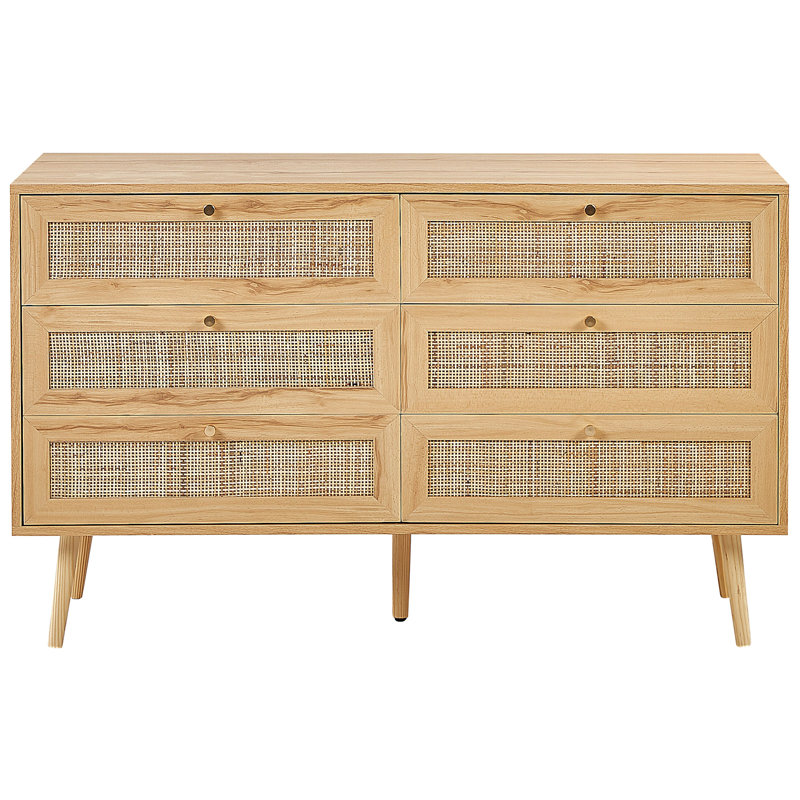 Jemnice 120cm W 6 - Drawer Chest of Drawers