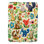 Floral Critters - Couverture sherpa de qualité supérieure 1 pièce