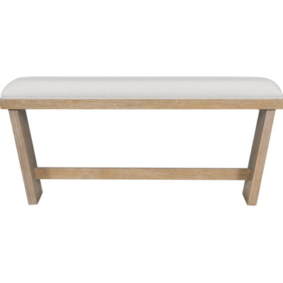 Vintage Chic Dining Table And Chairs, Natural Wood Wash, 1 Bench Included For A Elegant Practical Area Inspired With Ergonomic Rectangular Table, 4 Be