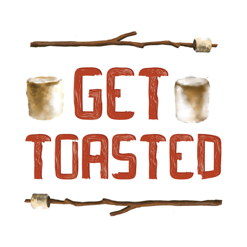 Get Toasted Marshmallows - Wrapped Canvas Print, 91cm H x 91cm W x 3.8cm D