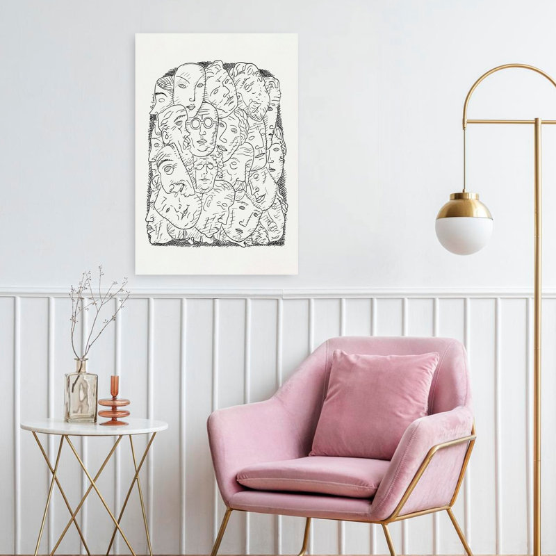 Art contemporain, art contemporain abstrait, H 24 po x l 16 po