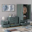 Maybery 3 Piece Bedroom Set (2 Drawer Bedside Chest, 4 Drawer Chest, 2 Door 2 Drawer Wardrobe), (4)-1425627854