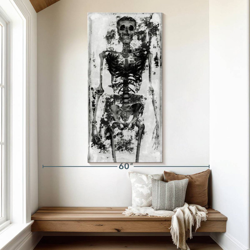 Squelette IV, H 54 po x l 27 po