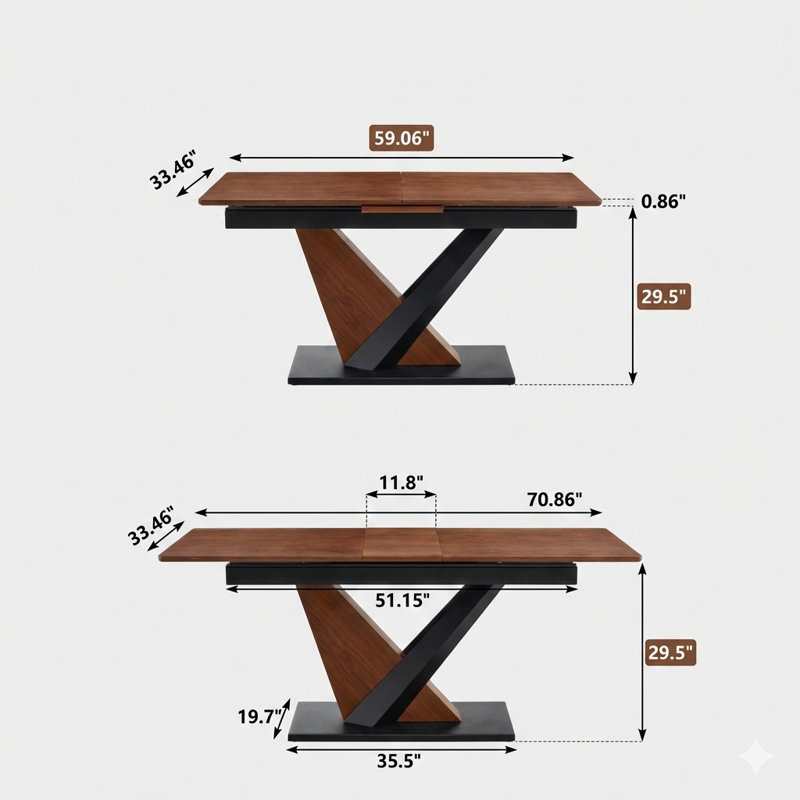 Table de salle à manger Contemporary